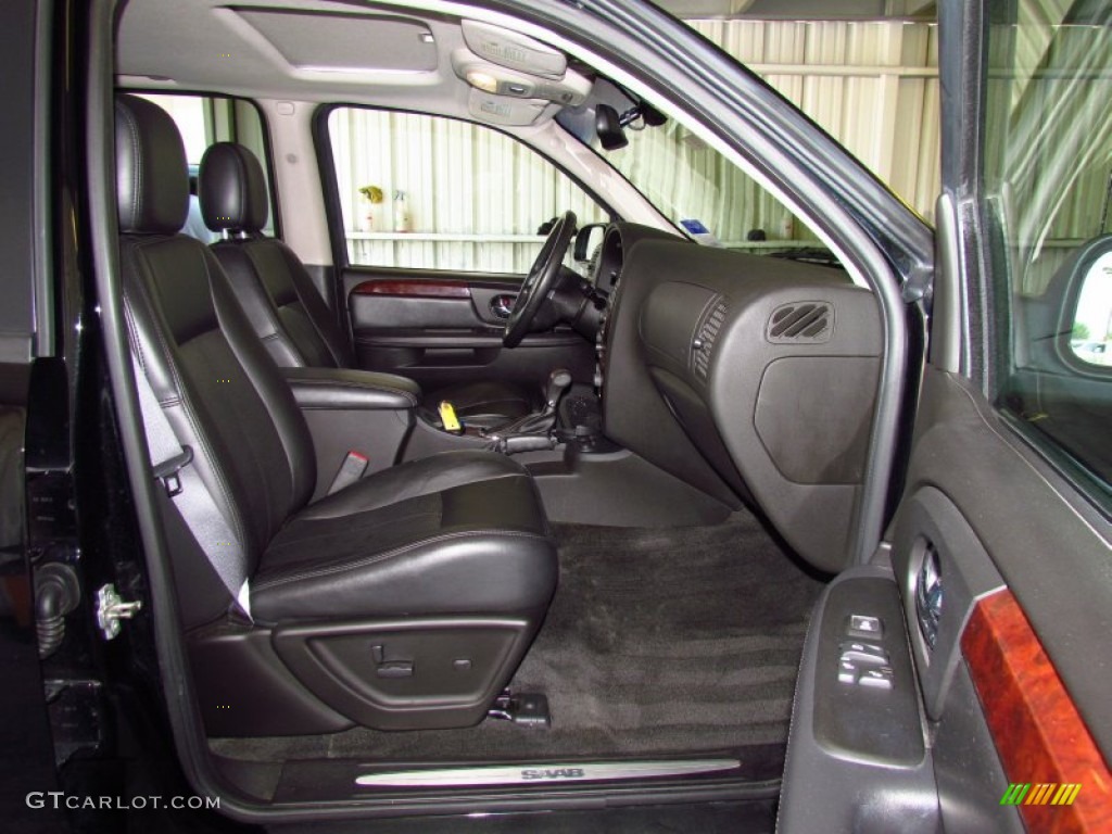 Carbon Black Leather Interior 2006 Saab 9-7X 4.2i Photo #51847204