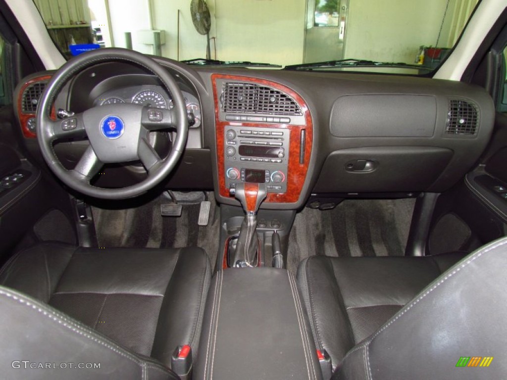 2006 Saab 9-7X 4.2i Carbon Black Leather Dashboard Photo #51847231