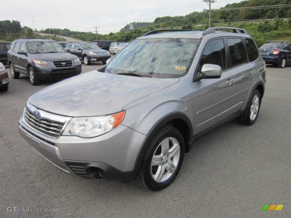 2009 Forester 2.5 X Premium - Steel Silver Metallic / Platinum photo #3