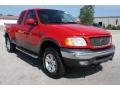 Bright Red 2003 Ford F150 FX4 SuperCab 4x4 Exterior