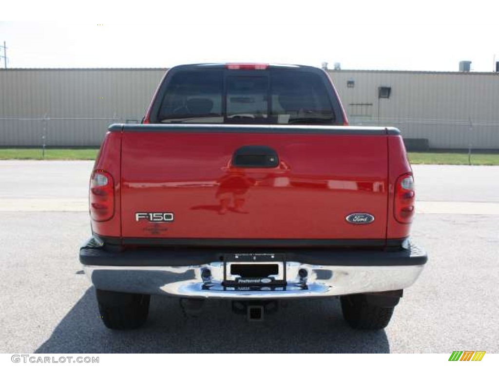 2003 F150 FX4 SuperCab 4x4 - Bright Red / Dark Graphite Grey photo #6