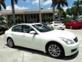 2008 Ivory Pearl White Infiniti G 35 Sedan  photo #1