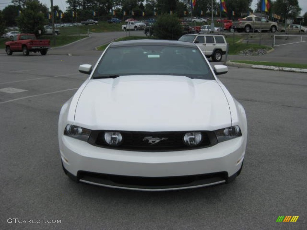 2012 Mustang GT Premium Coupe - Performance White / Lava Red/Charcoal Black photo #3