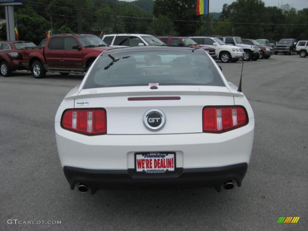 2012 Mustang GT Premium Coupe - Performance White / Lava Red/Charcoal Black photo #7