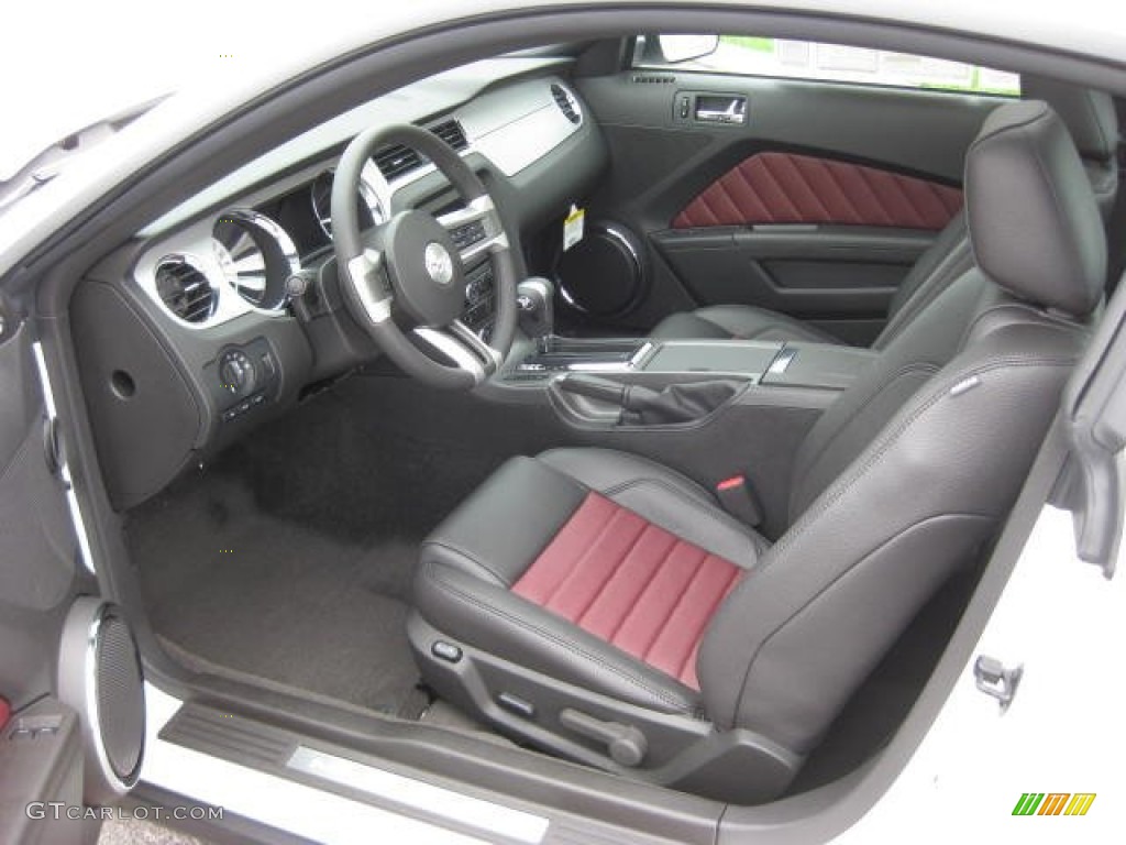 Lava Red/Charcoal Black Interior 2012 Ford Mustang GT Premium Coupe Photo #51849827