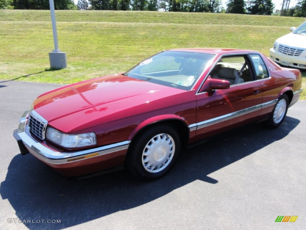 Medium Garnet Red Metallic 1993 Cadillac Eldorado Standard Eldorado Model Exterior Photo #51850757