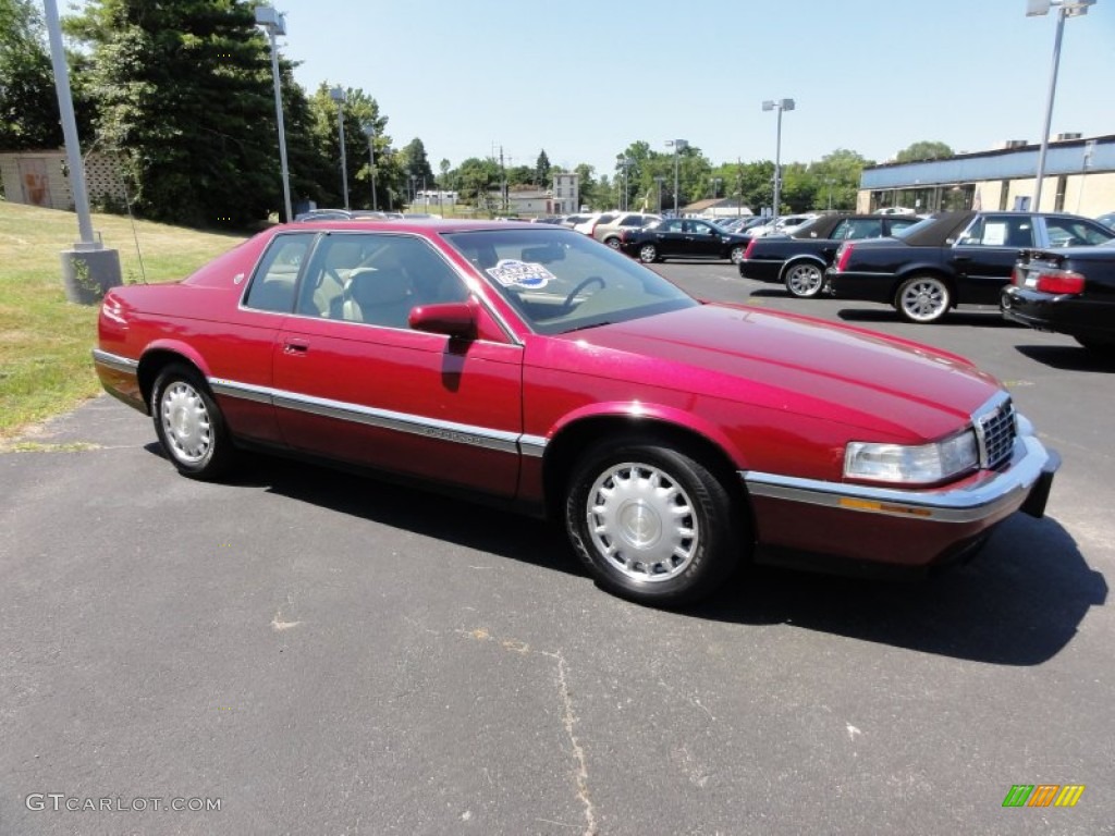 Medium Garnet Red Metallic 1993 Cadillac Eldorado Standard Eldorado Model Exterior Photo #51850811