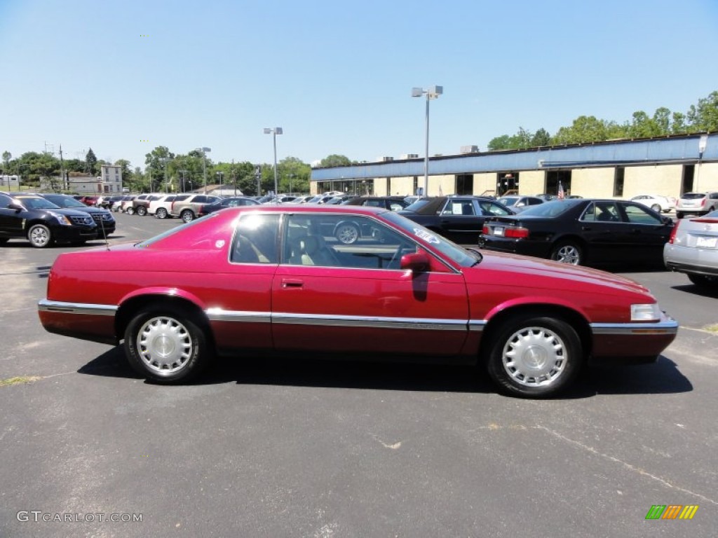 Medium Garnet Red Metallic 1993 Cadillac Eldorado Standard Eldorado Model Exterior Photo #51850823