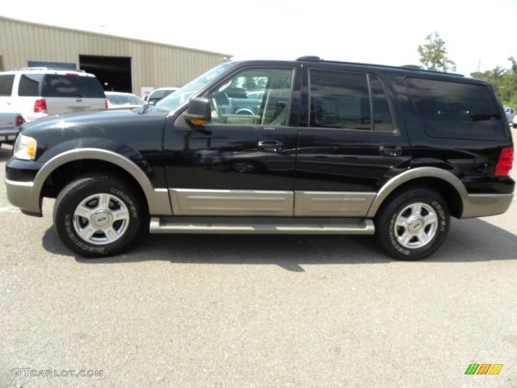 Black Clearcoat 2003 Ford Expedition Eddie Bauer Exterior Photo #51850859