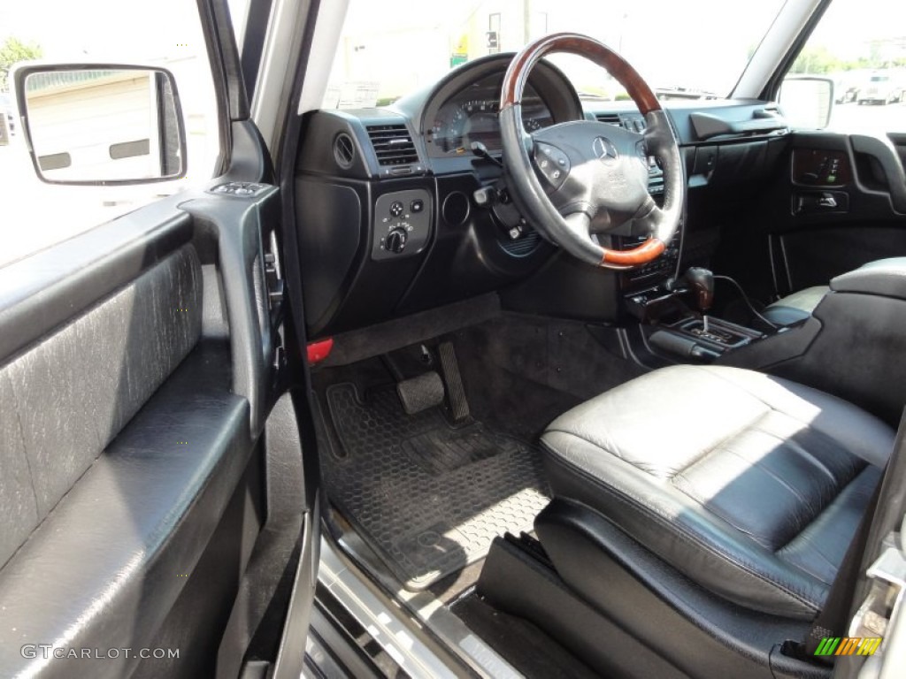 Black Interior 2003 Mercedes-Benz G 500 Photo #51850922