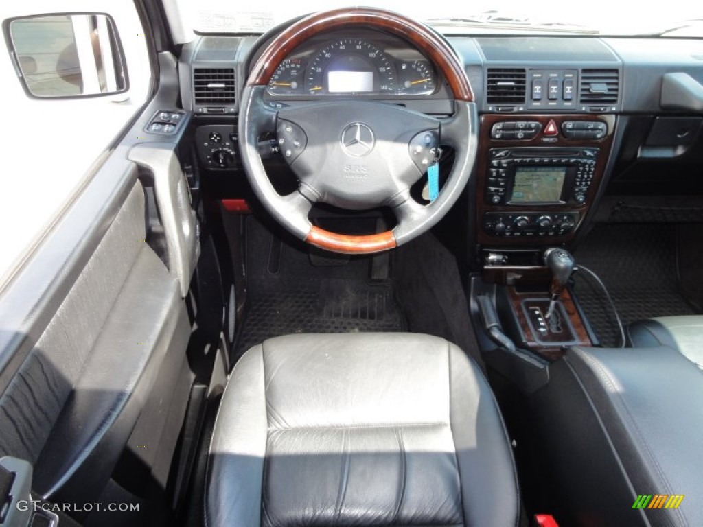 2003 Mercedes-Benz G 500 Black Dashboard Photo #51851144