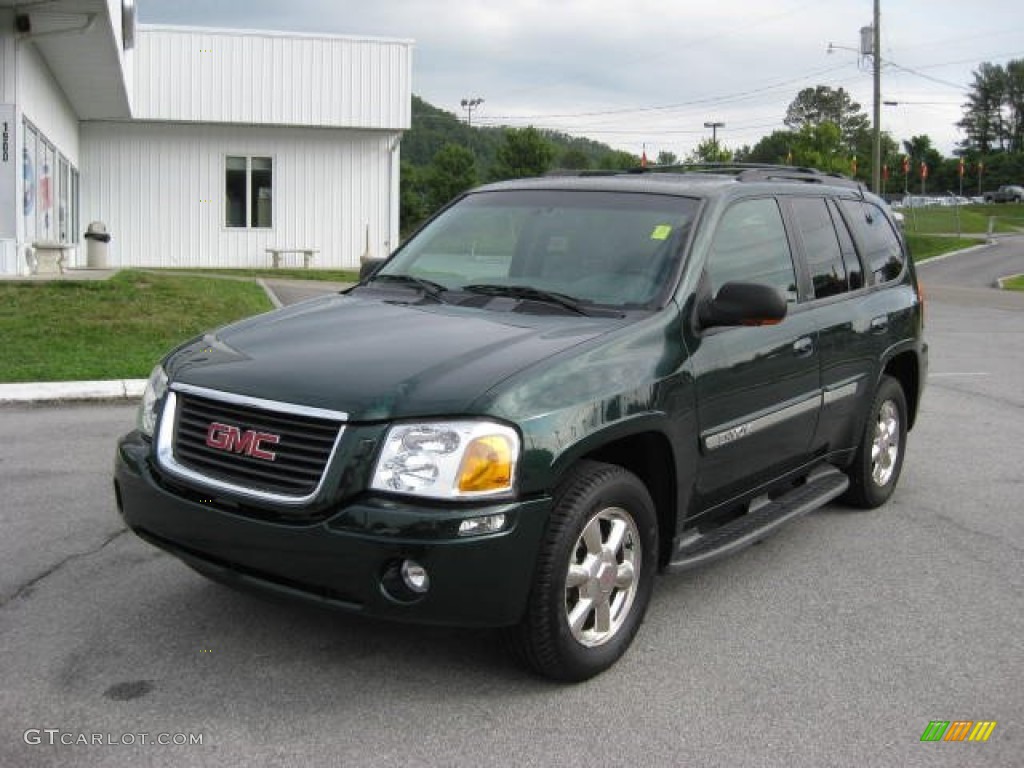 Polo Green Metallic 2002 GMC Envoy SLT Exterior Photo #51852023