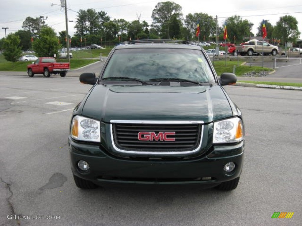 2002 Envoy SLT - Polo Green Metallic / Medium Pewter photo #3