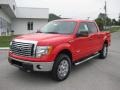 2011 Race Red Ford F150 XLT SuperCrew 4x4  photo #2