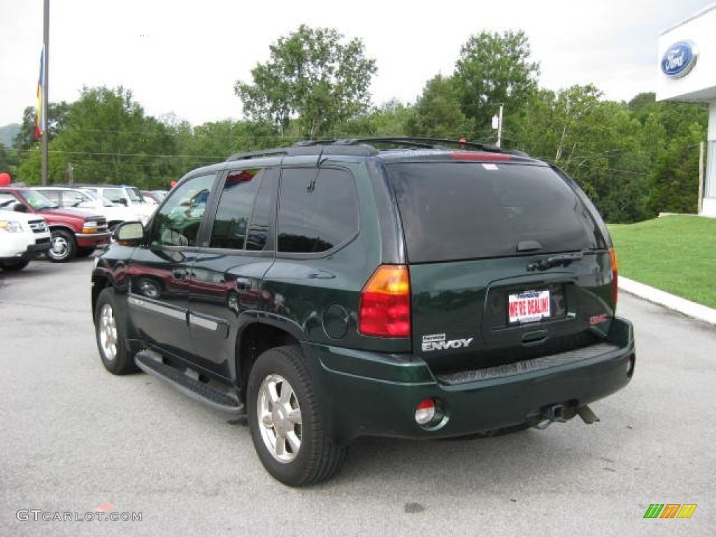 2002 Envoy SLT - Polo Green Metallic / Medium Pewter photo #8