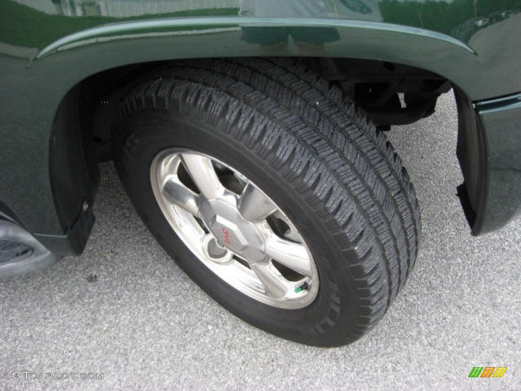 2002 Envoy SLT - Polo Green Metallic / Medium Pewter photo #10
