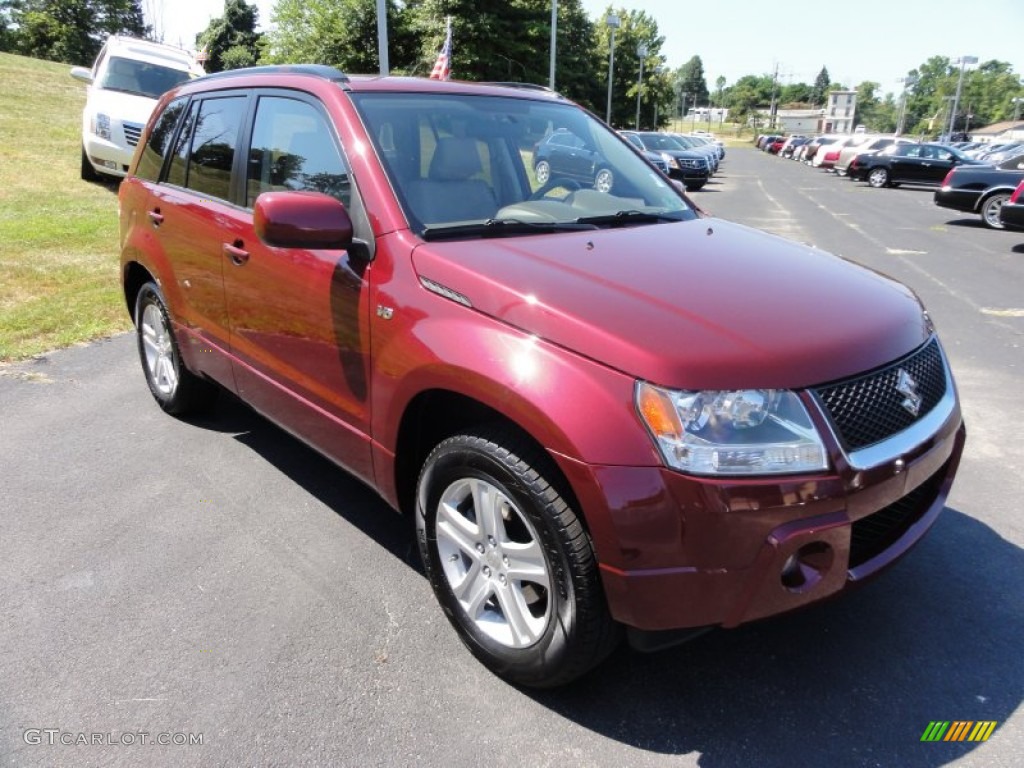 Vivid Red 2008 Suzuki Grand Vitara Luxury 4x4 Exterior Photo #51853187