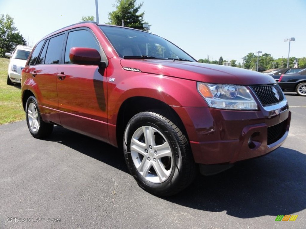 Vivid Red 2008 Suzuki Grand Vitara Luxury 4x4 Exterior Photo #51853199