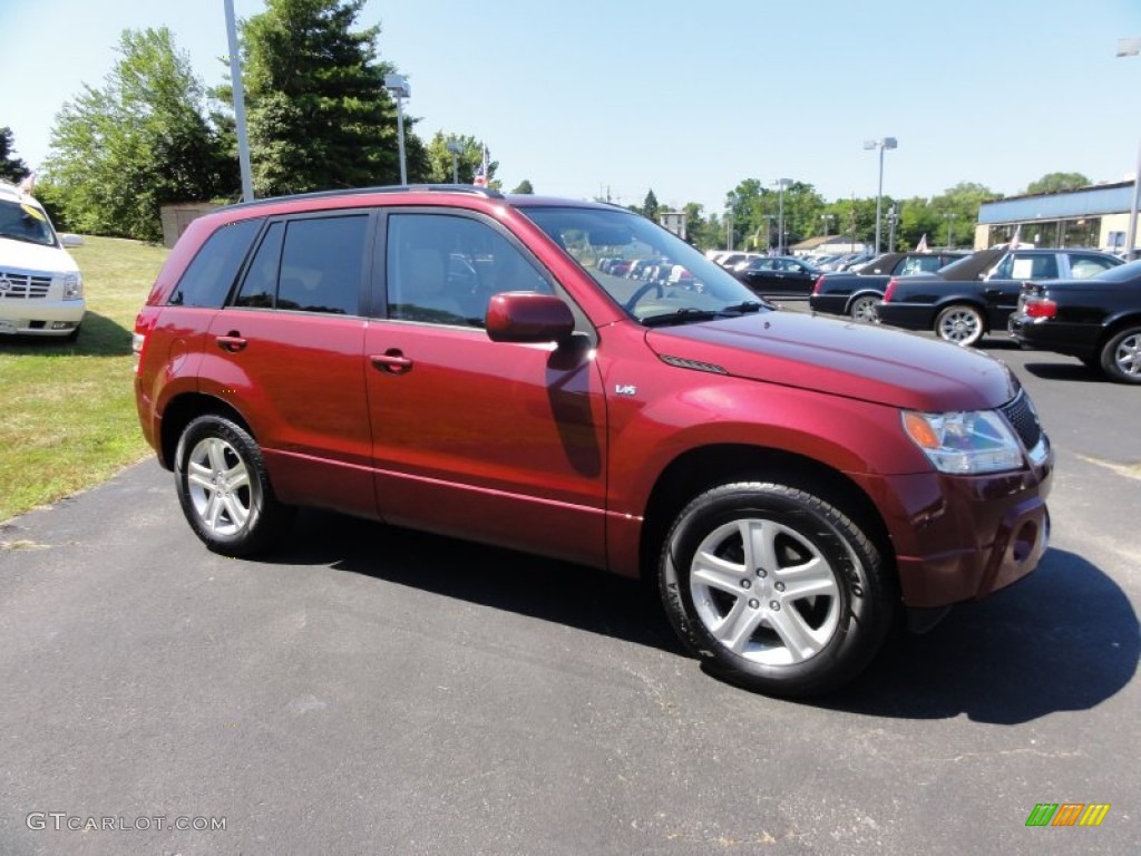 Vivid Red 2008 Suzuki Grand Vitara Luxury 4x4 Exterior Photo #51853214
