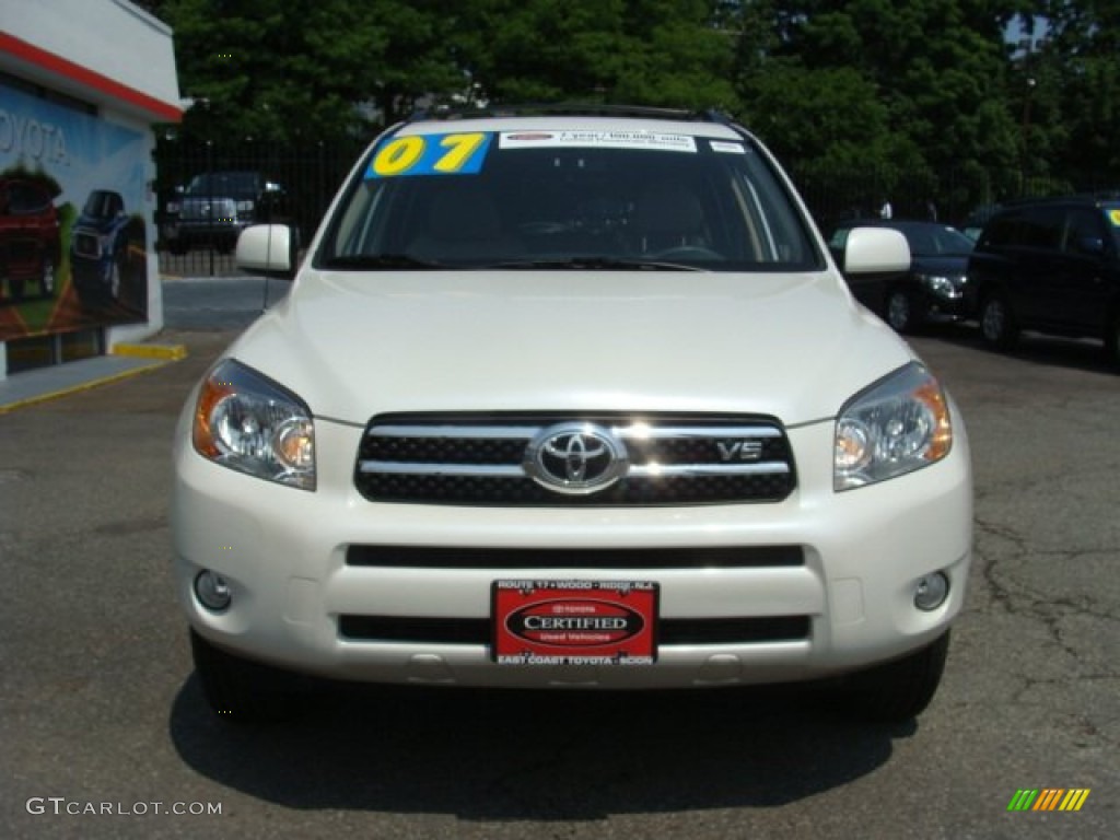 2007 RAV4 Limited 4WD - Super White / Taupe photo #2