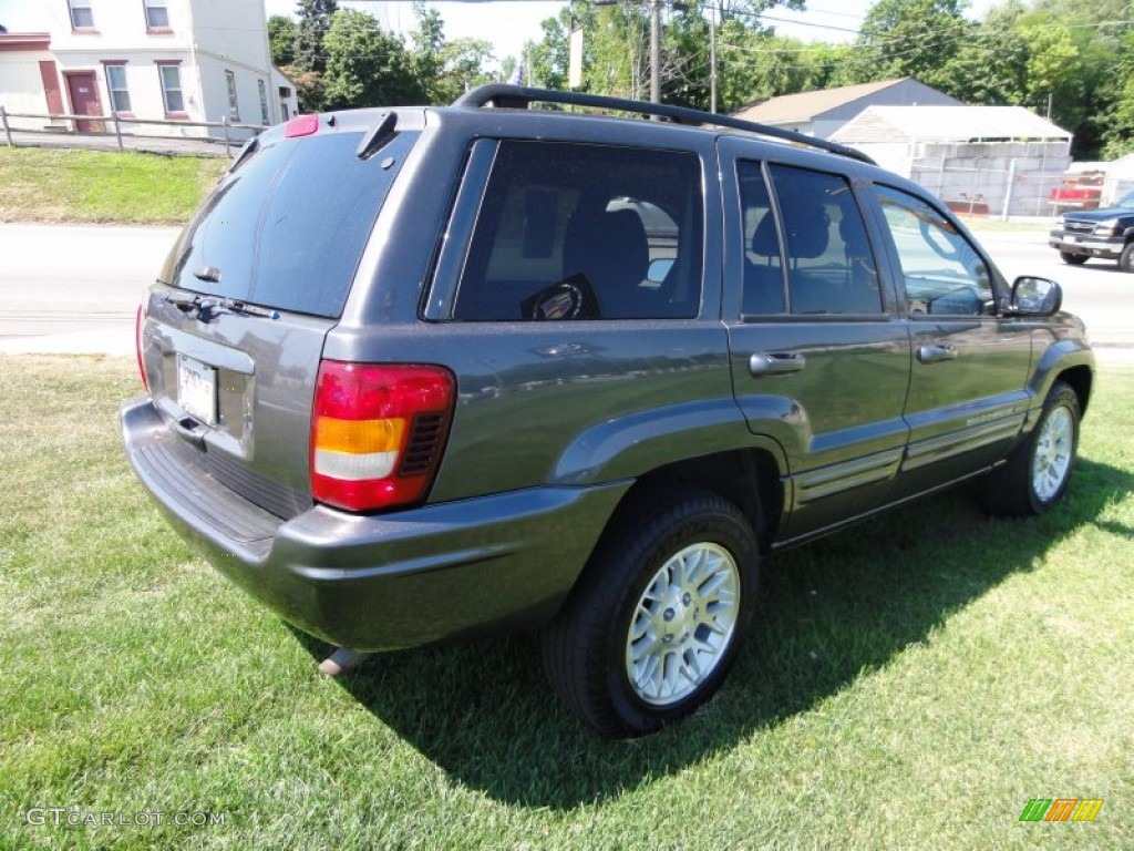 2004 Grand Cherokee Limited 4x4 - Graphite Metallic / Dark Slate Gray photo #8