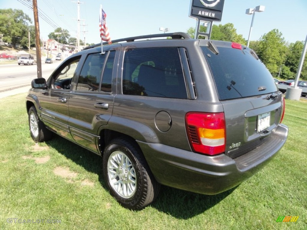 2004 Grand Cherokee Limited 4x4 - Graphite Metallic / Dark Slate Gray photo #10