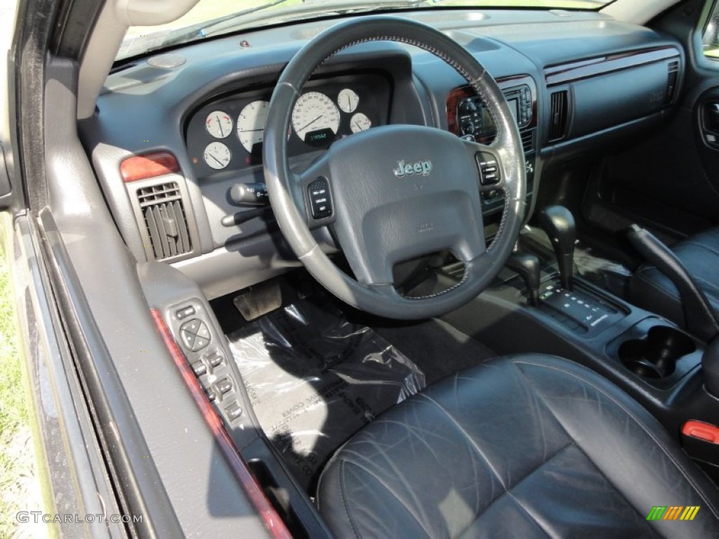 2004 Grand Cherokee Limited 4x4 - Graphite Metallic / Dark Slate Gray photo #12