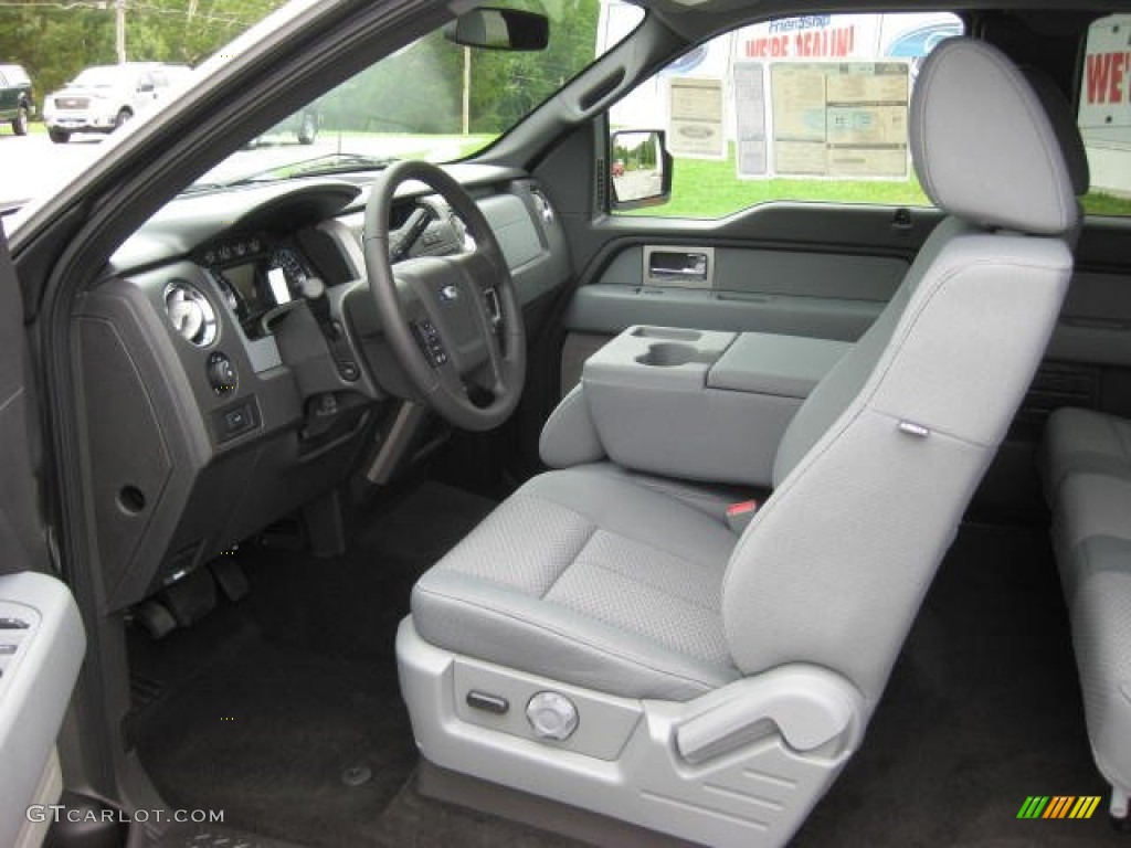 2011 F150 XLT SuperCab 4x4 - Sterling Grey Metallic / Steel Gray photo #13