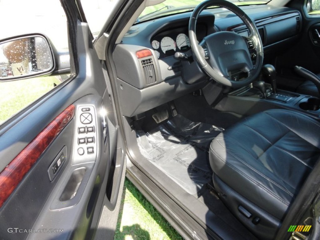 2004 Grand Cherokee Limited 4x4 - Graphite Metallic / Dark Slate Gray photo #13