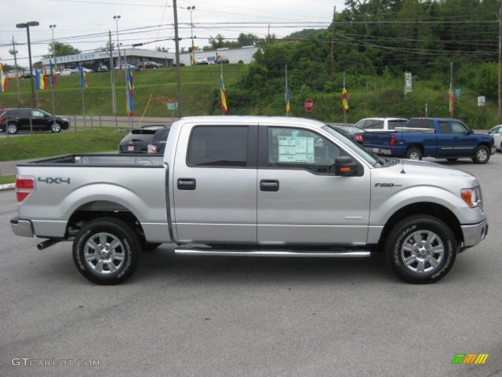 2011 F150 XLT SuperCrew 4x4 - Ingot Silver Metallic / Steel Gray photo #5