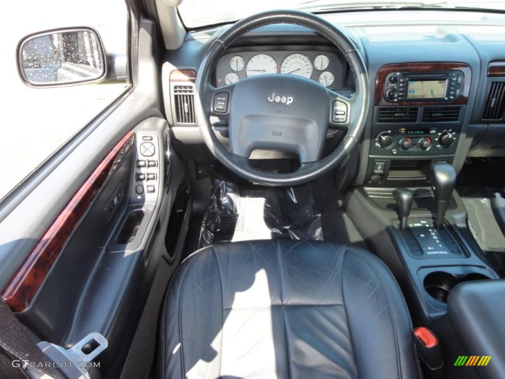 2004 Grand Cherokee Limited 4x4 - Graphite Metallic / Dark Slate Gray photo #28