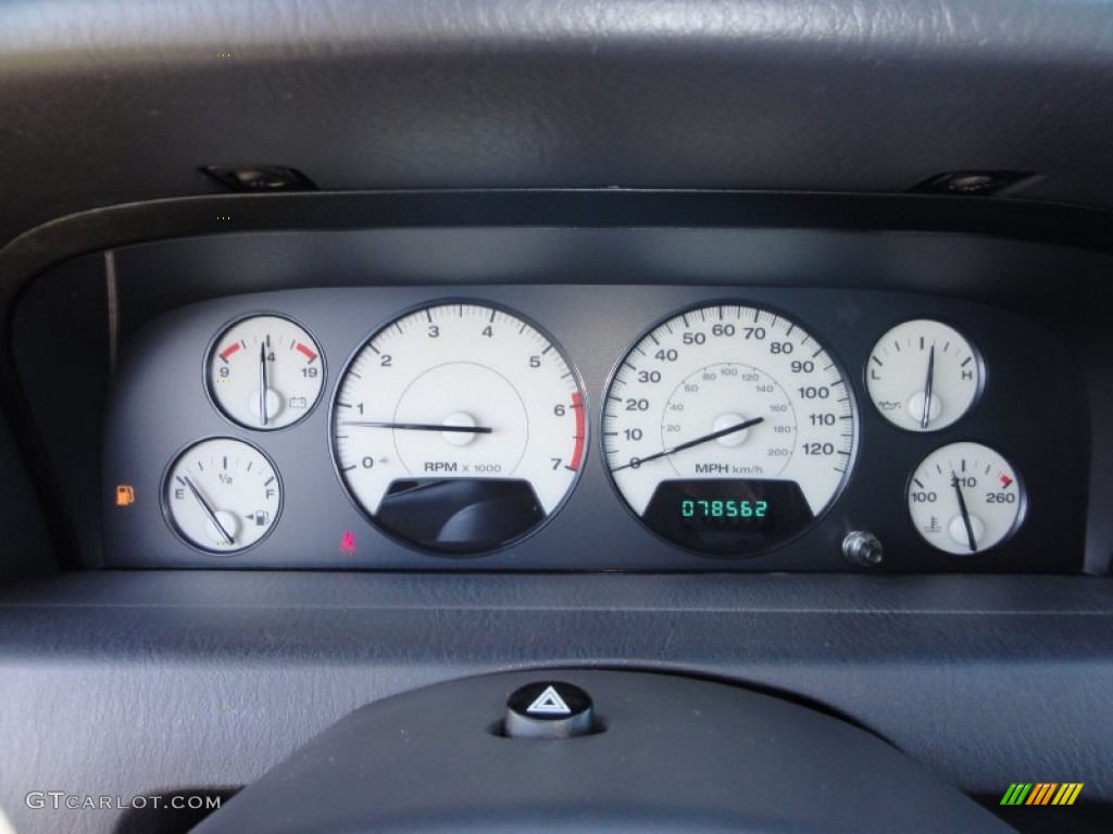 2004 Jeep Grand Cherokee Limited 4x4 Gauges Photo #51854144