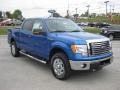 2011 Blue Flame Metallic Ford F150 XLT SuperCrew 4x4  photo #4