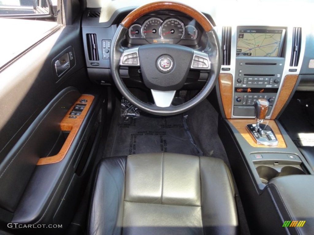 2008 Cadillac STS 4 V6 AWD Ebony Dashboard Photo #51854330