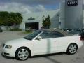 2006 Arctic White Audi A4 1.8T Cabriolet  photo #2