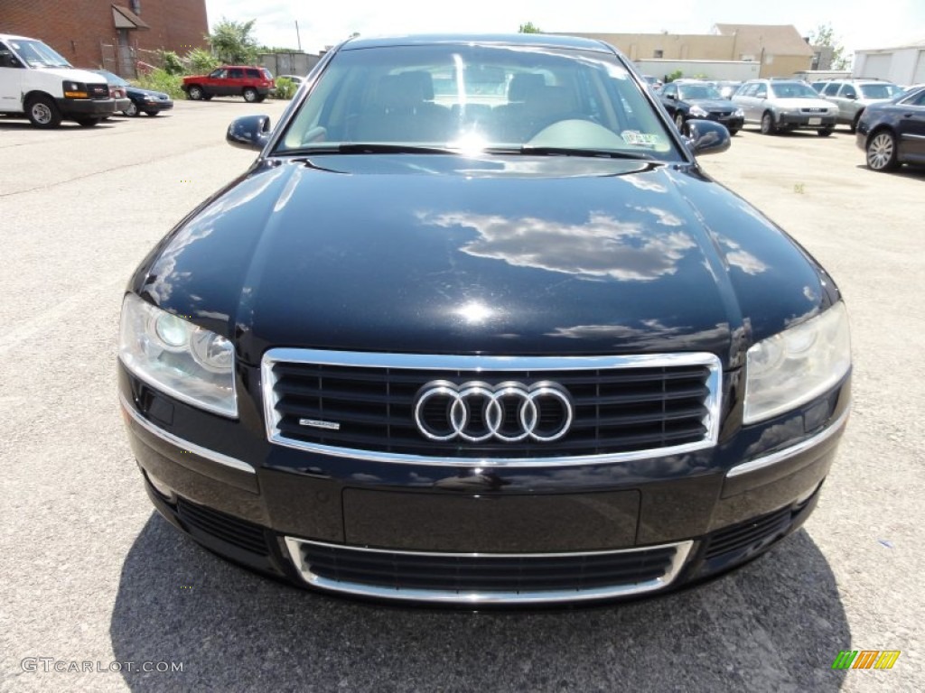 2005 A8 4.2 quattro - Brilliant Black / Beige photo #3