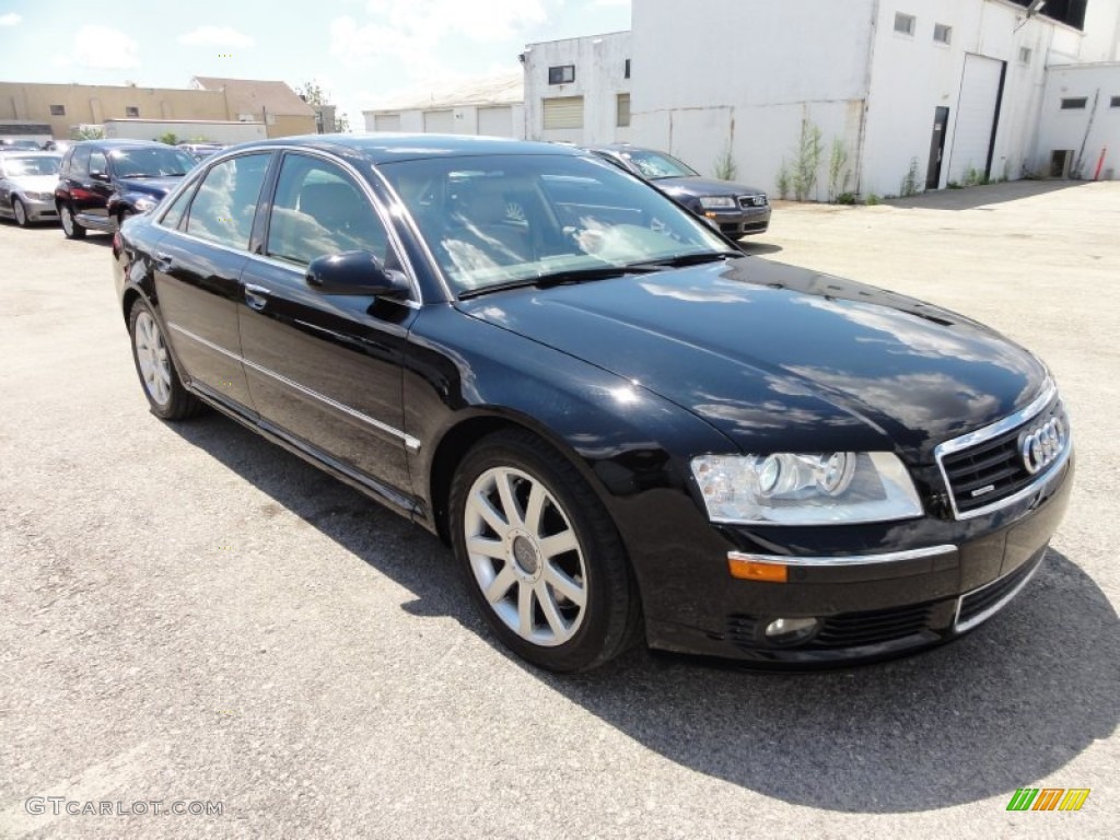Brilliant Black 2005 Audi A8 4.2 quattro Exterior Photo #51854975