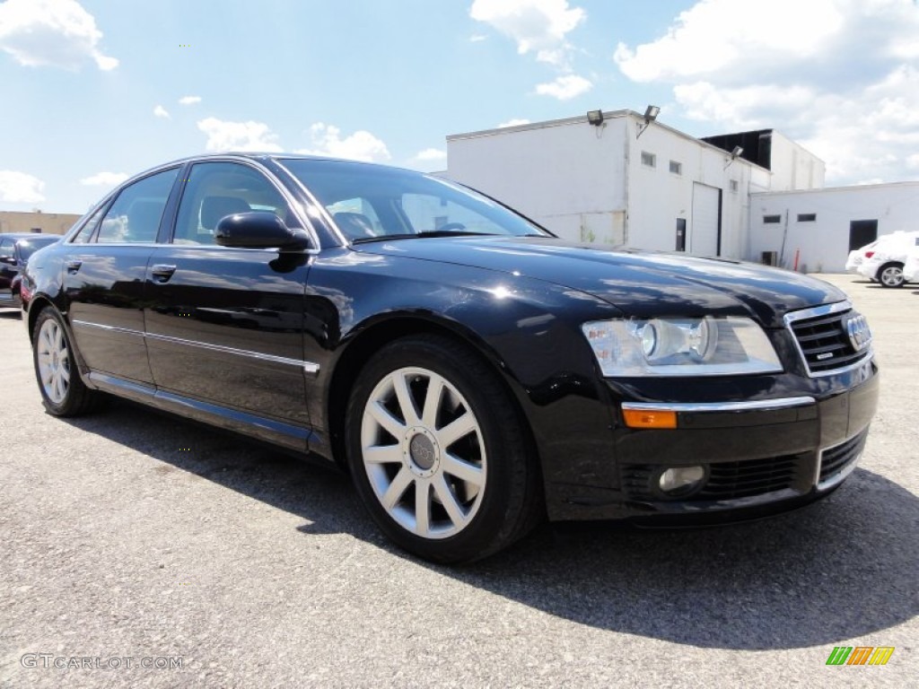 2005 A8 4.2 quattro - Brilliant Black / Beige photo #5
