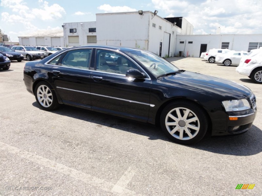 2005 A8 4.2 quattro - Brilliant Black / Beige photo #6