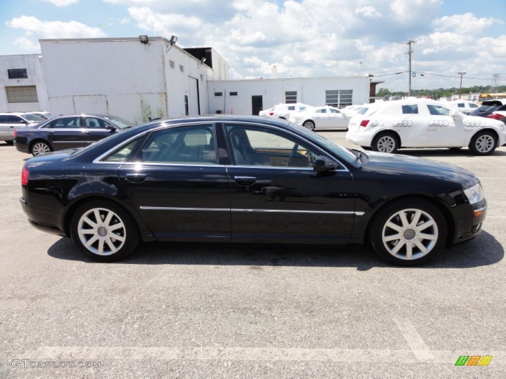 Brilliant Black 2005 Audi A8 4.2 quattro Exterior Photo #51854984