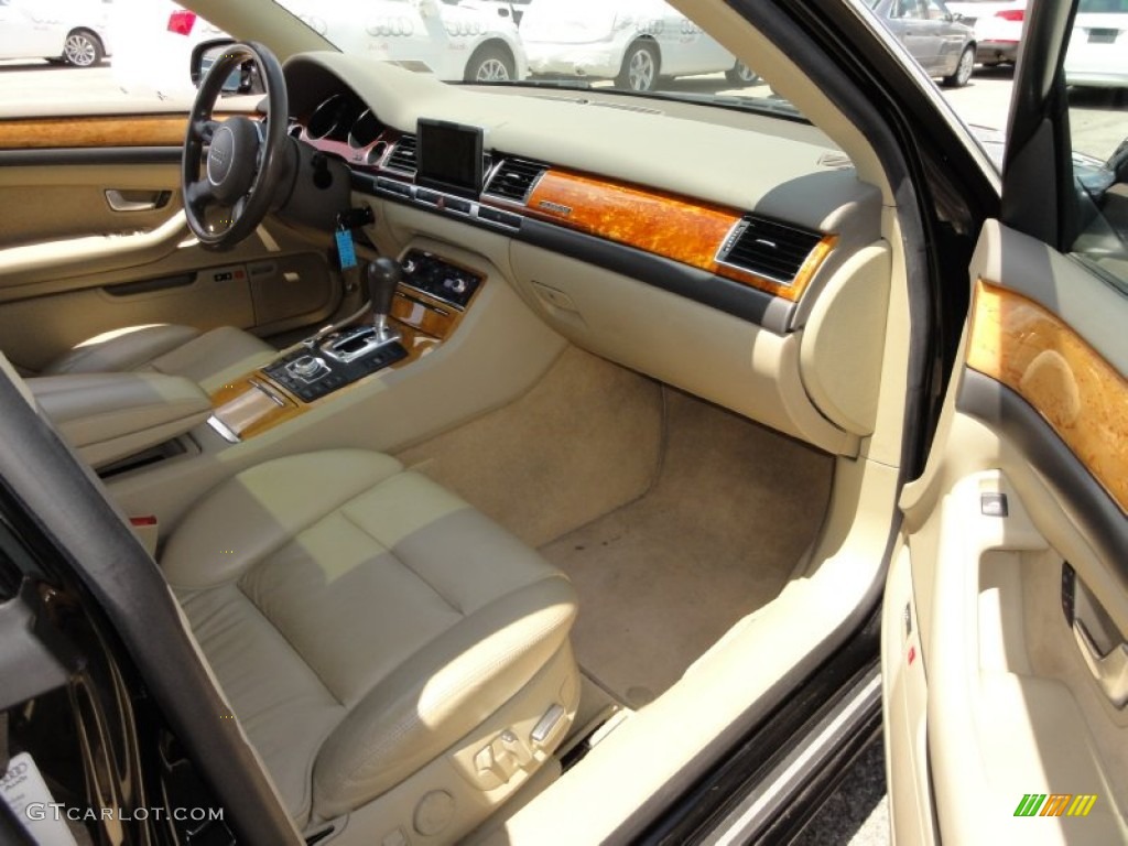 2005 A8 4.2 quattro - Brilliant Black / Beige photo #18