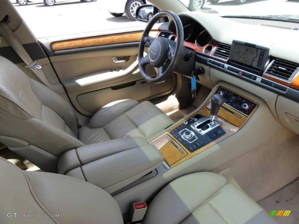 2005 A8 4.2 quattro - Brilliant Black / Beige photo #19