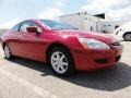 2004 San Marino Red Pearl Honda Accord EX V6 Coupe  photo #5