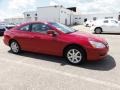 2004 San Marino Red Pearl Honda Accord EX V6 Coupe  photo #6