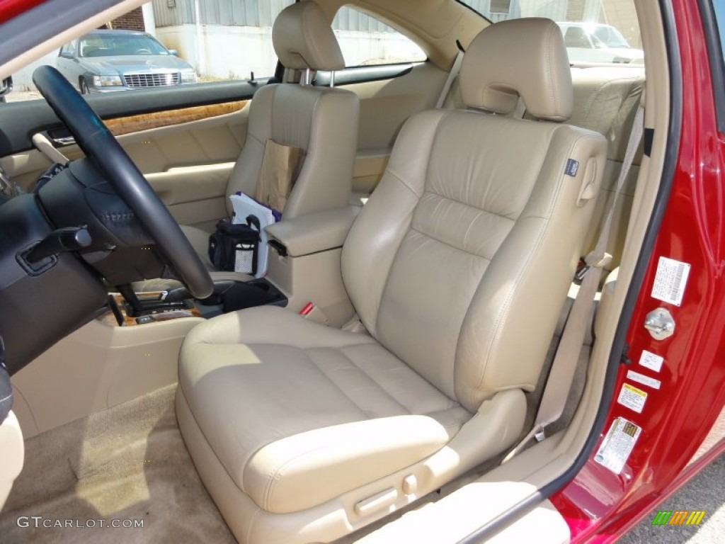 2004 Accord EX V6 Coupe - San Marino Red Pearl / Ivory photo #17