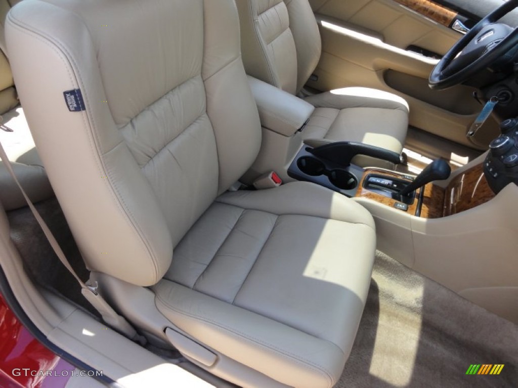 2004 Accord EX V6 Coupe - San Marino Red Pearl / Ivory photo #21