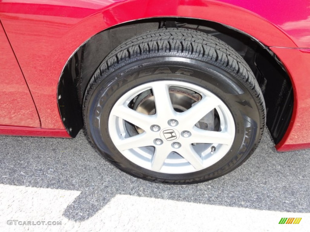 2004 Accord EX V6 Coupe - San Marino Red Pearl / Ivory photo #28