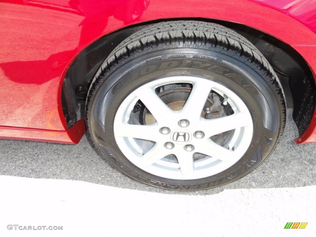 2004 Accord EX V6 Coupe - San Marino Red Pearl / Ivory photo #34
