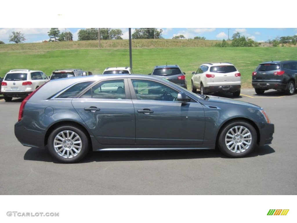 Thunder Gray ChromaFlair 2011 Cadillac CTS 4 3.0 AWD Sport Wagon Exterior Photo #51860254