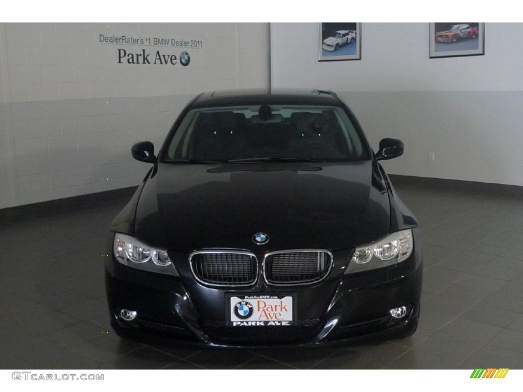 2011 3 Series 328i xDrive Sedan - Jet Black / Black photo #1